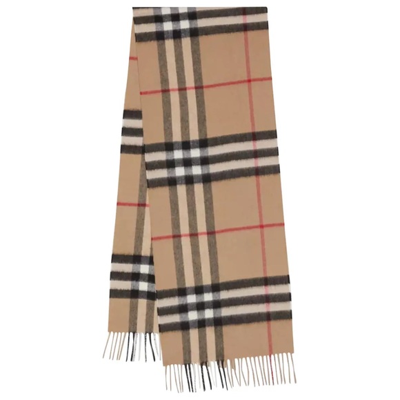Burberry Accessories - New Burberry check classic cashmere scarf unisex scarf